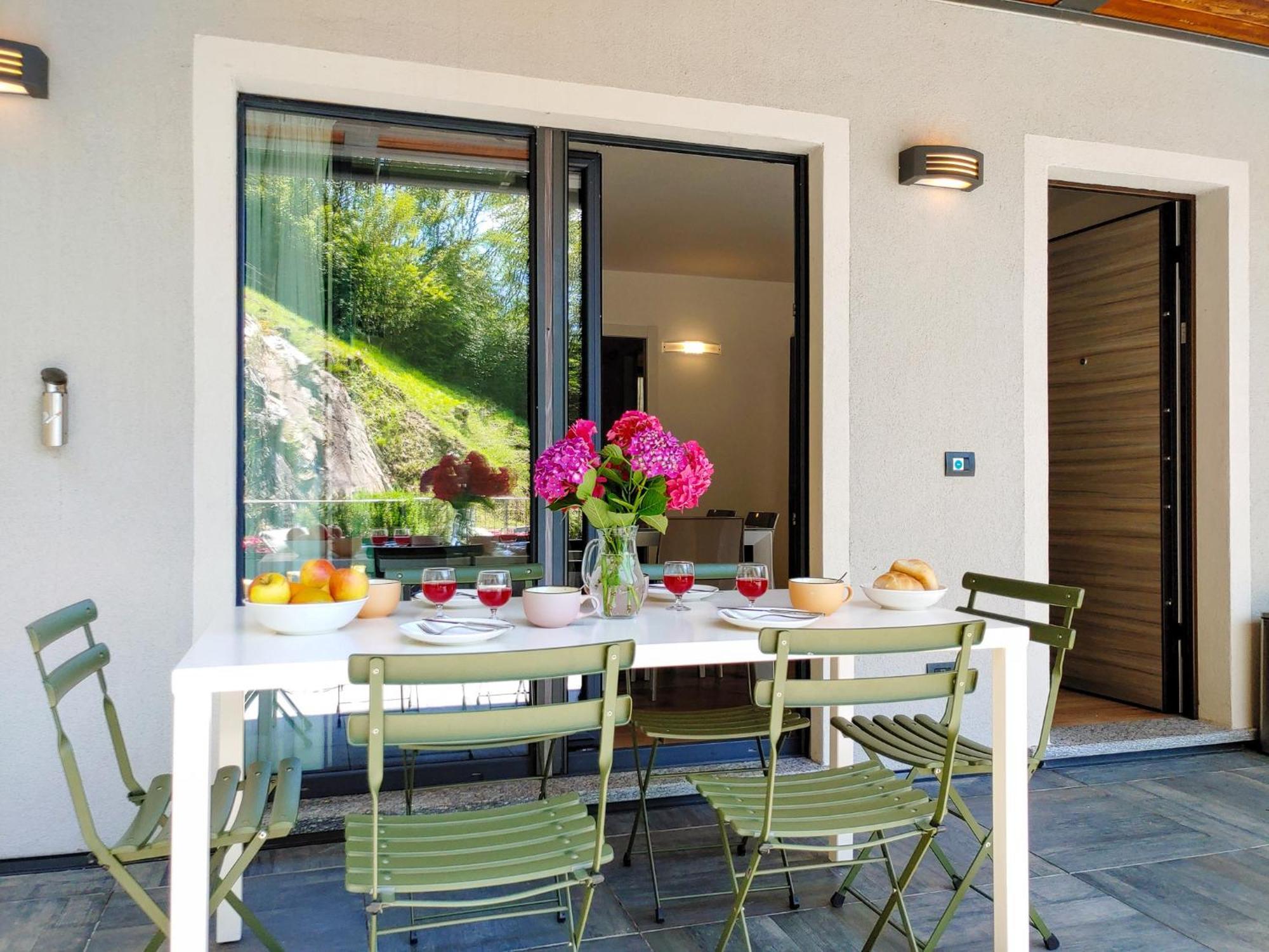 Dascio Vita See Ferienwohnung Mit Dachterrasse Luaran gambar